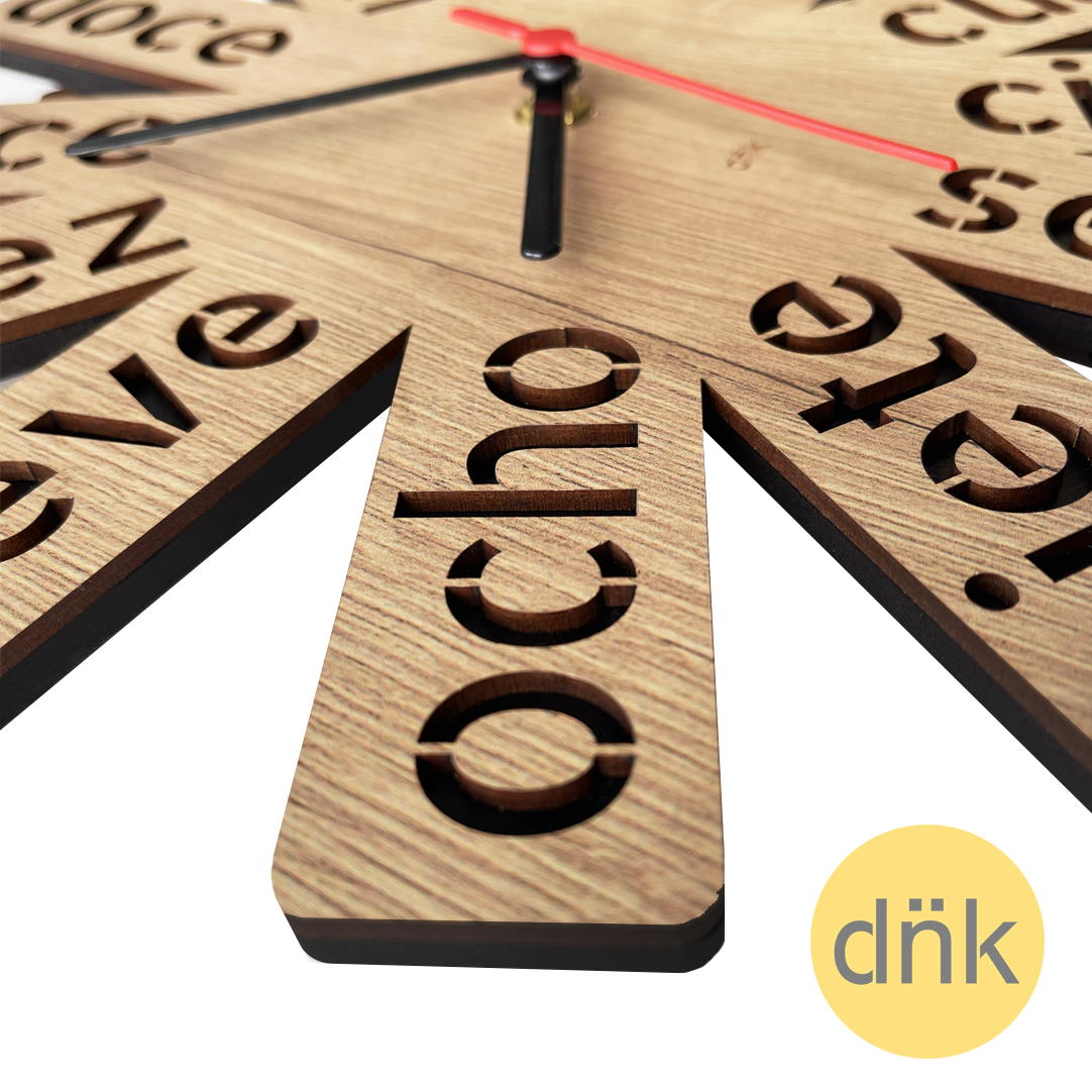 Reloj Letras dnk l